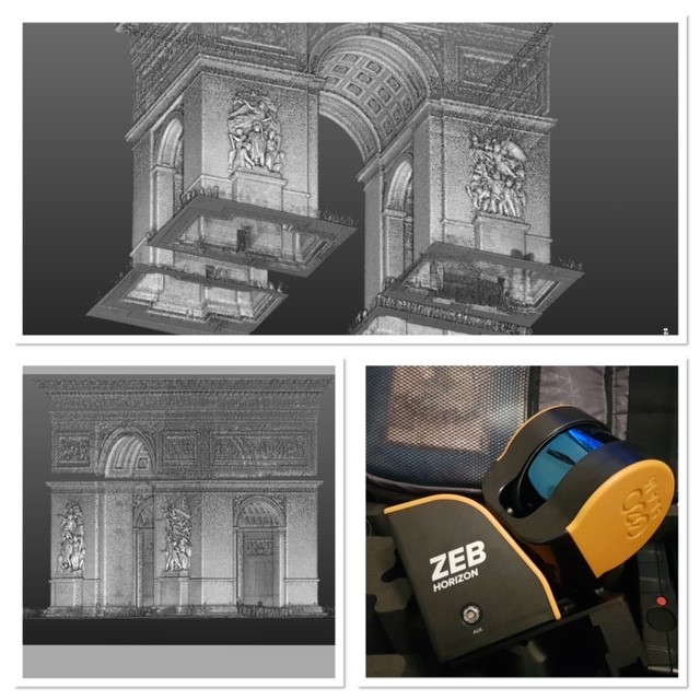 Scan 3D de l'Arc de Triomphe